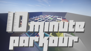 Herunterladen 10 Minute Parkour 2.0 zum Minecraft 1.11.2
